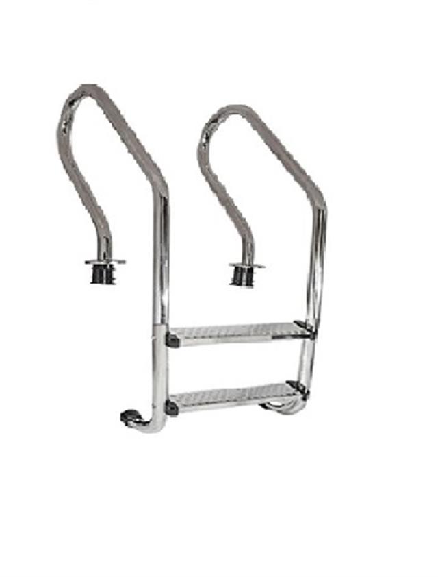 Mixta Seri Paslanmaz Çelik Kaymaz 2 Basamaklı Merdiven (AISI 304)