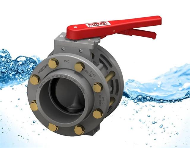 Nozbart Pvc Yüksek Mukavemetli Kelebek Vana 280 LİK