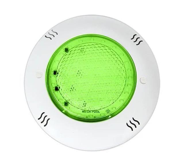 Sıva Üstü Slim Flat Havuz Lambası (Yeşil) 26Cm Çap 33Mm Yükseklik 30W/12V