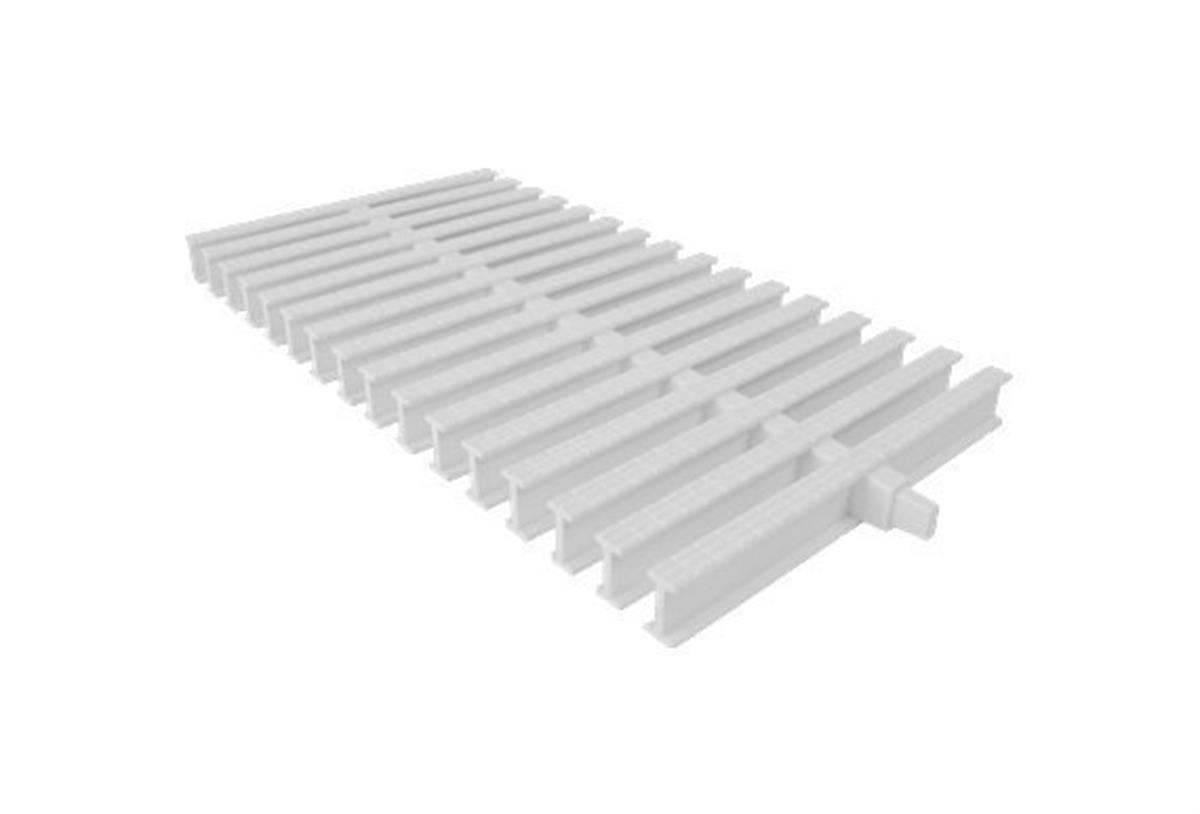 20 Cm P.P. Tek Geçme Savak Izgarası (8 Mm Aralıklı) I-T Model