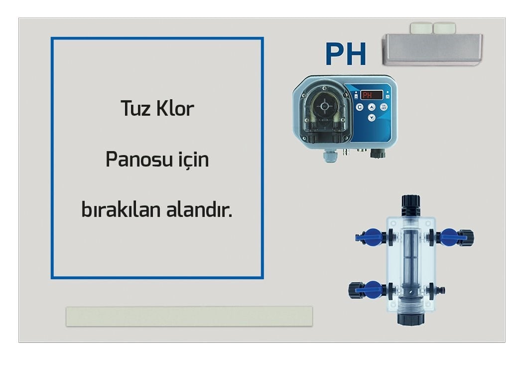 Antech Sistem I2 – pH Ölçümlü Tuz Klor Jeneratörü Yardımcı Dozaj Sistemi