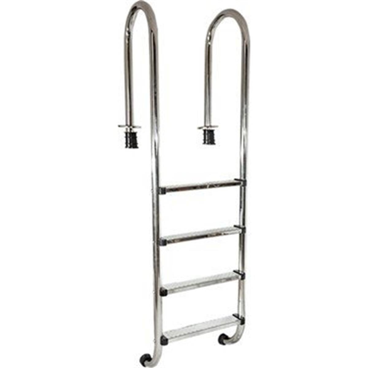 Muro Seri Paslanmaz Çelik Plastik 4 Basamaklı Merdiven (AISI 304)