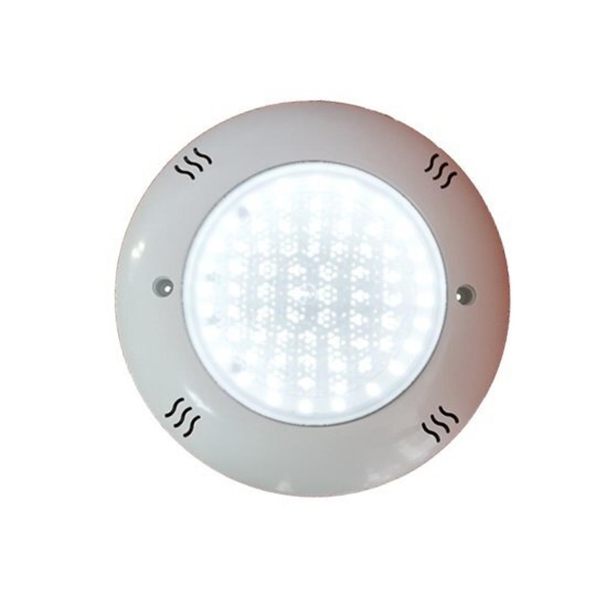 Sıva Üstü Slim Flat Havuz Lambası (Beyaz) 26Cm Çap 33Mm Yükseklik 30W/12V