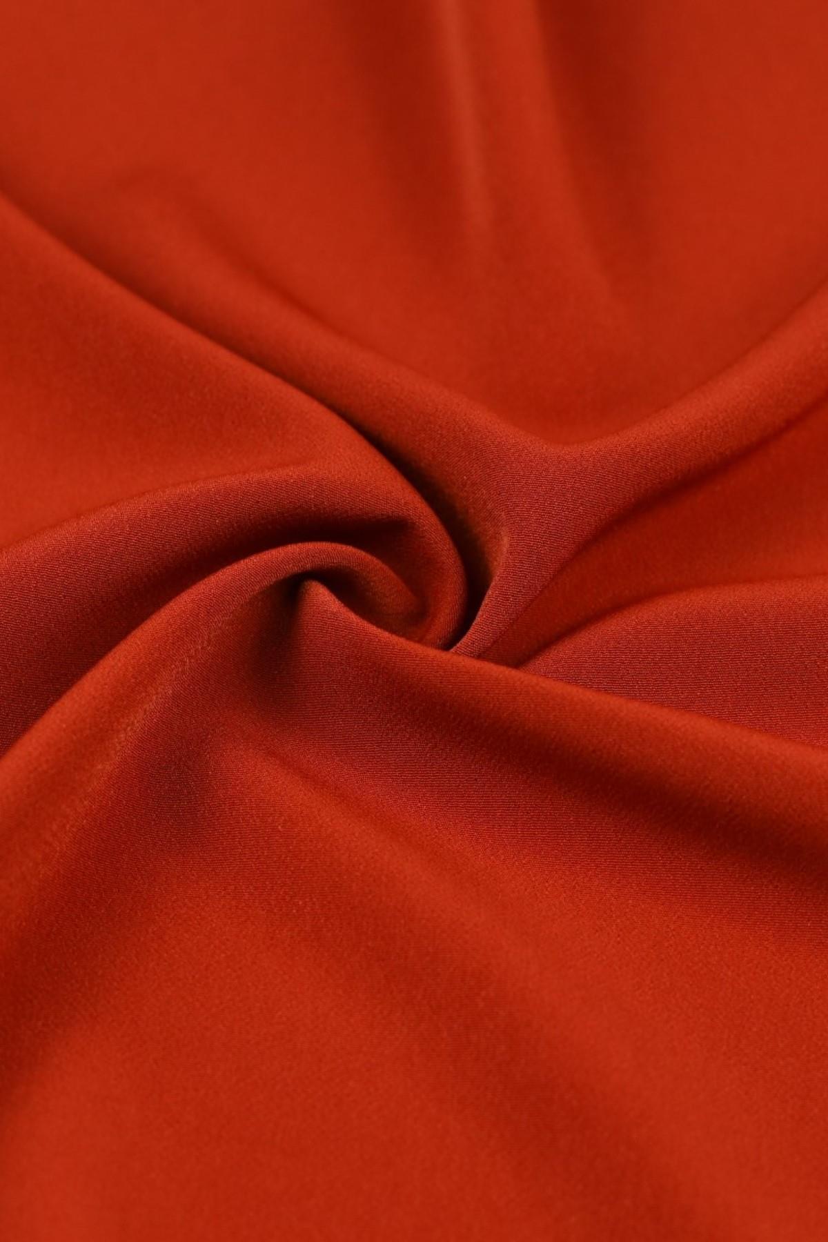 KRİSTAL KREP C#11 KİREMİT - Kumaş Deposu