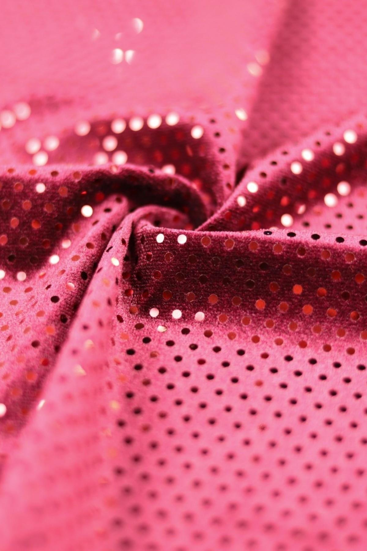 LARİNA KADİFE TONE TO TONE C#7 BORDO - Kumaş Deposu