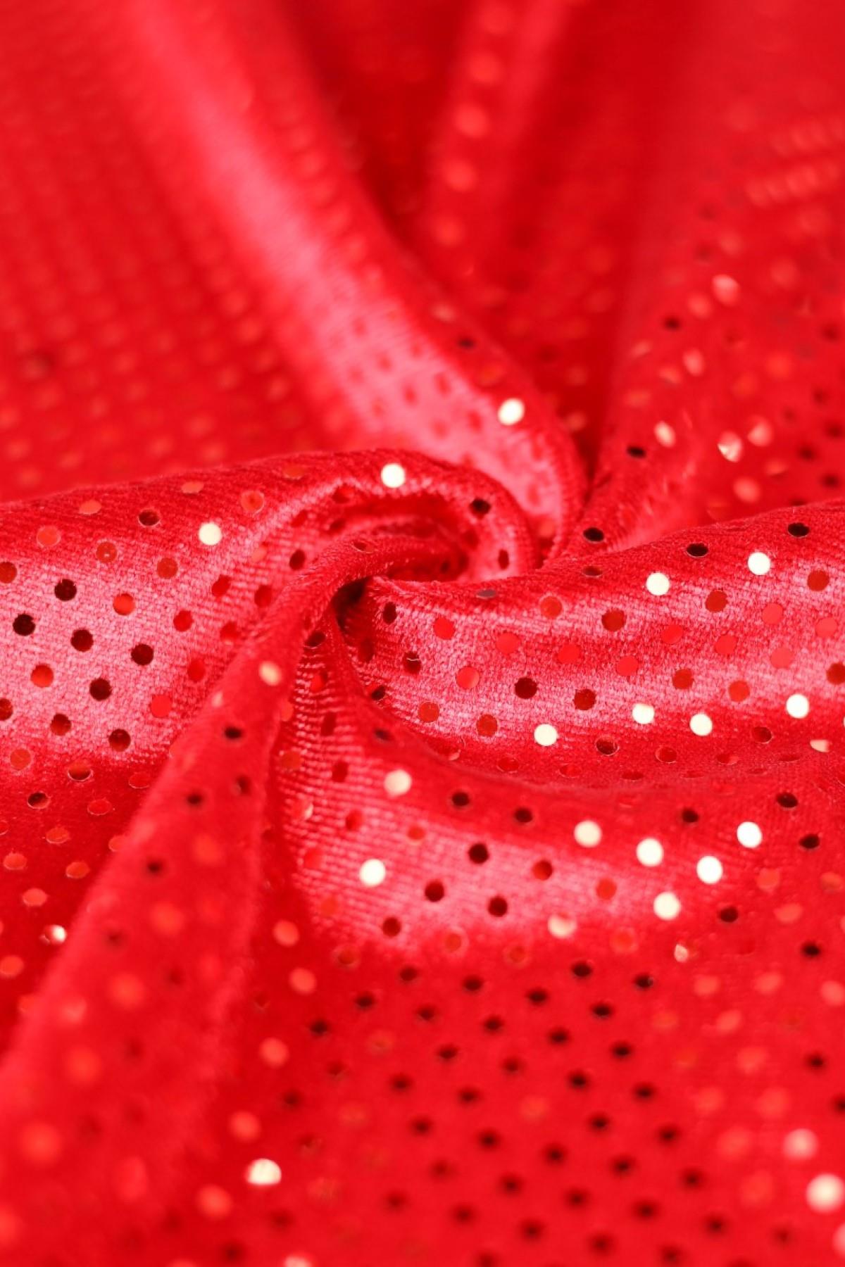 LARİNA KADİFE TONE TO TONE C#8 KIRMIZI - Kumaş Deposu