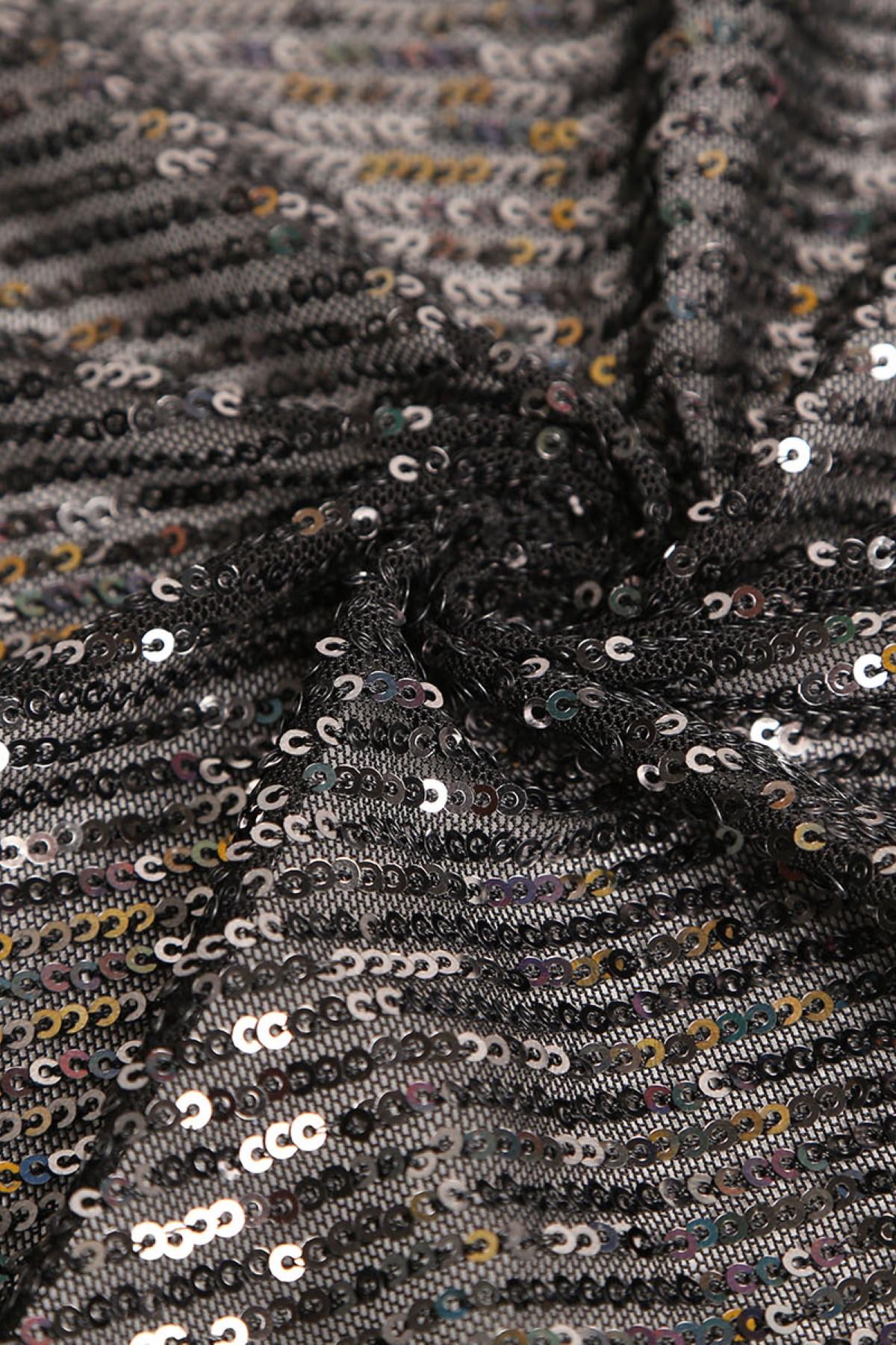 ZARA PAYET C#8 SİYAH/GÜMÜŞ - Kumaş Deposu