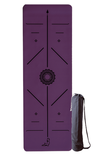 Focus Series 4.1 mm Mor Doğal Kauçuk Kaydırmaz Yoga Matı