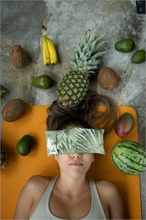 Lavanta - Karabuğday Dolgulu Tropikal Göz Yastığı