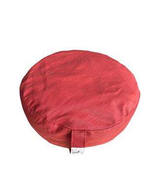 Zafu Kiremit Karabuğday Kabuğu Dolgulu Meditasyon Minderi