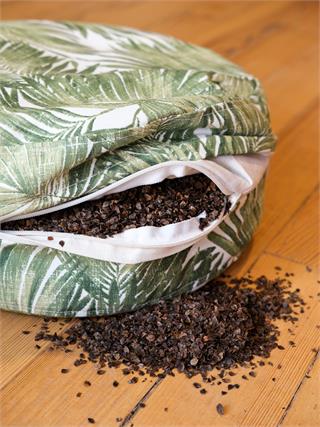 Zafu Kiremit Karabuğday Kabuğu Dolgulu Meditasyon Minderi