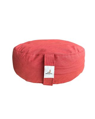 Zafu Kiremit Karabuğday Kabuğu Dolgulu Meditasyon Minderi