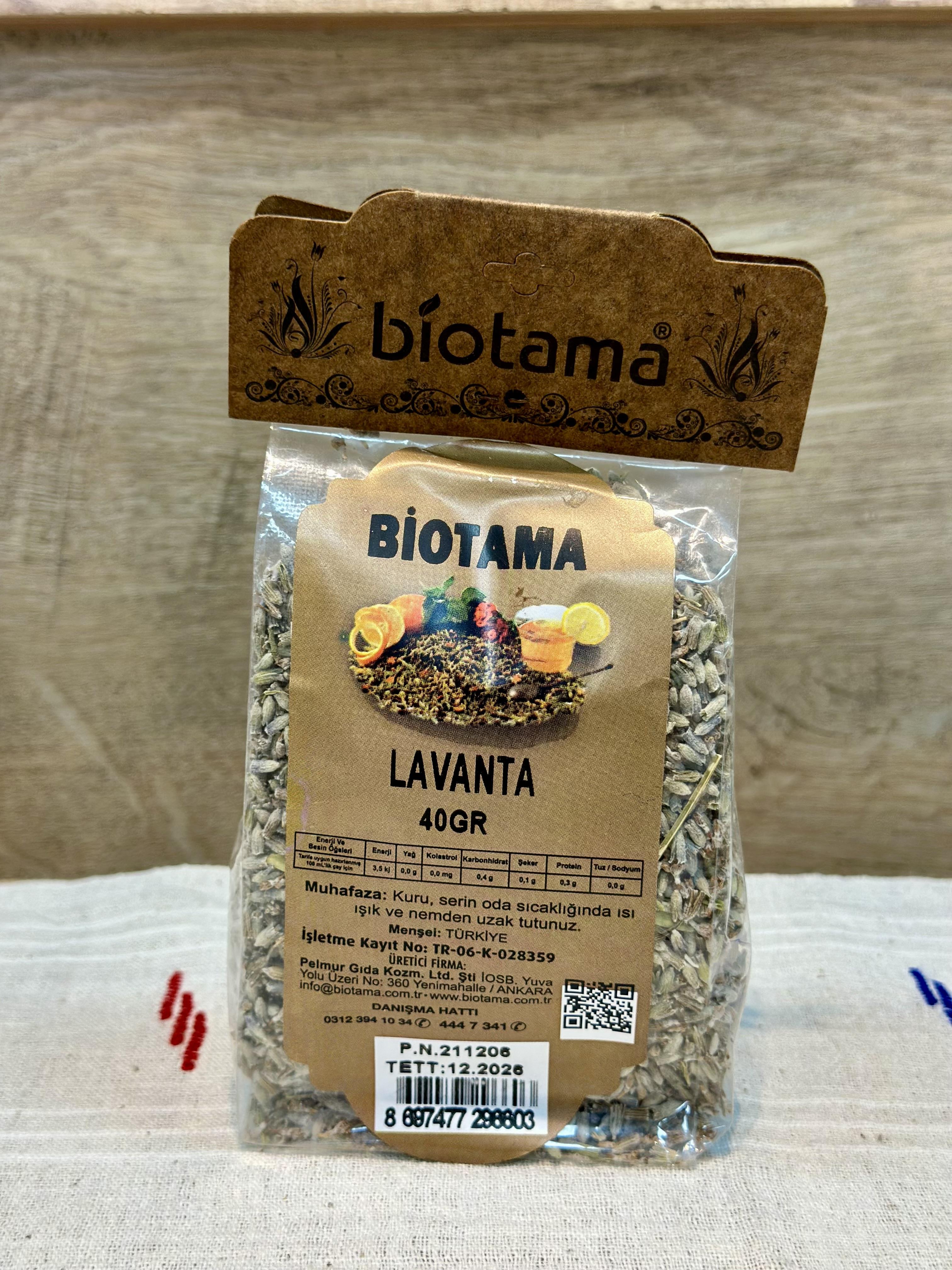 Kurutulmuş Lavanta Çiçeği 40 gr. 