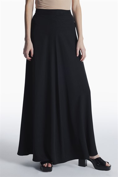 MAYU SKIRT // black tencel