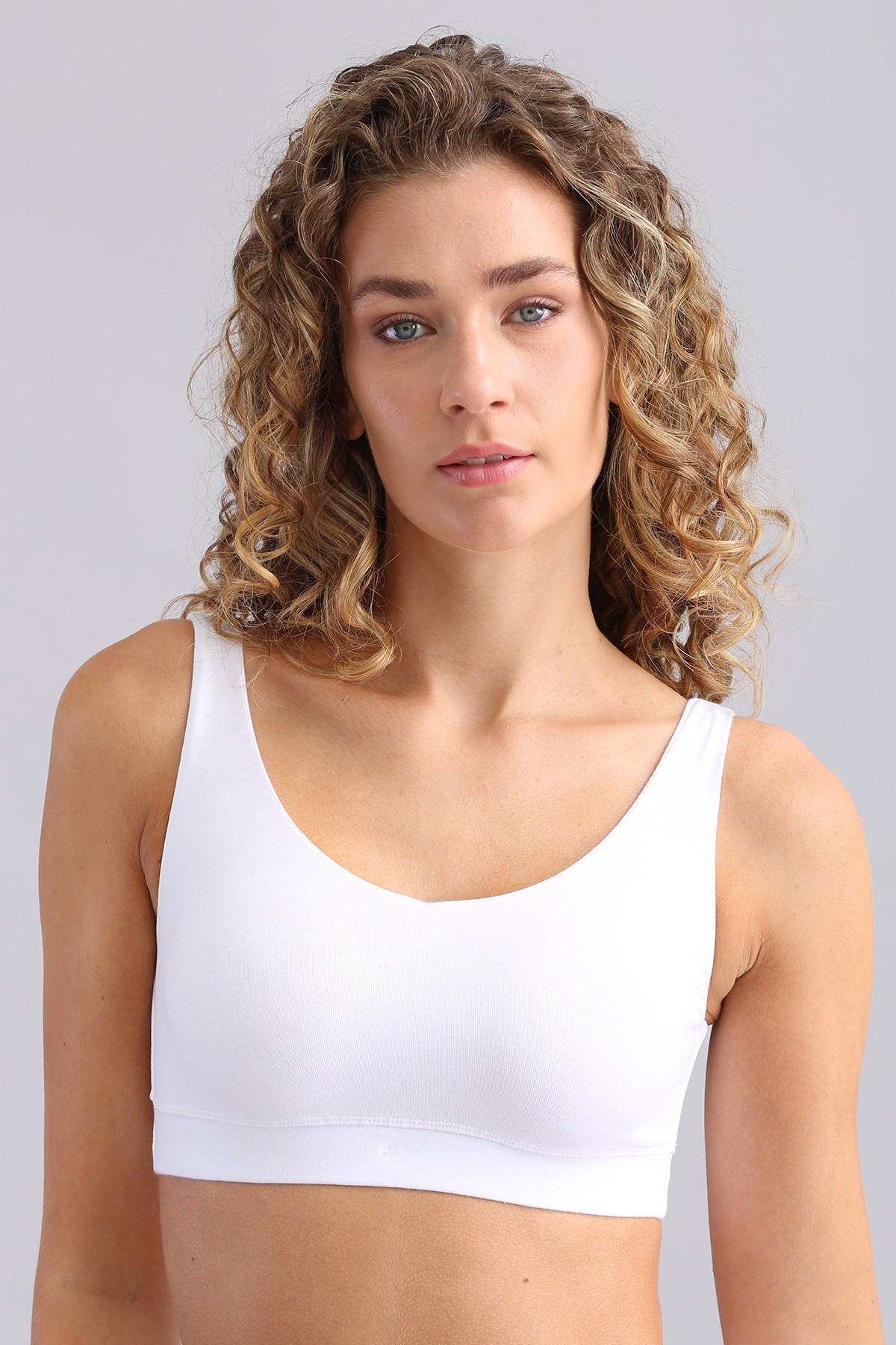 Kadın Modal by TENCEL MEGAN Bralet Beyaz