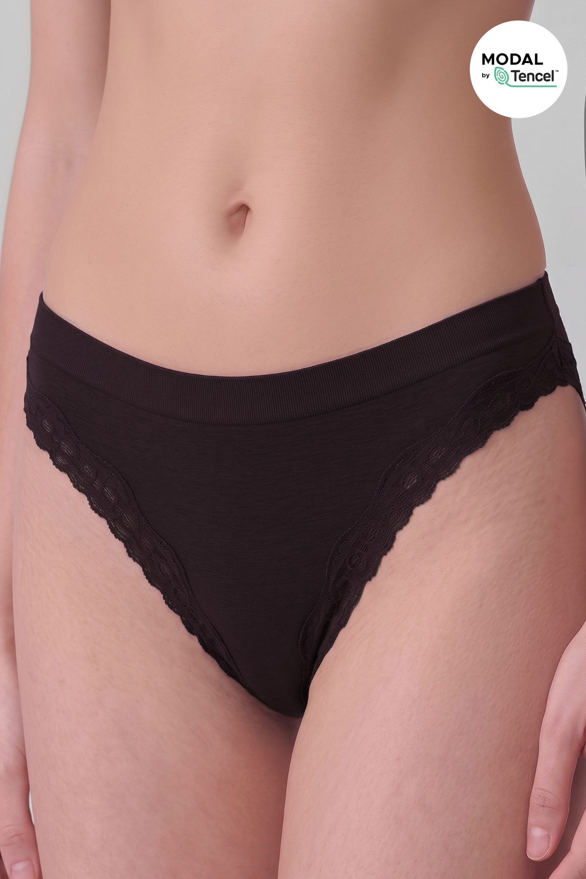 Mısırlı Kadın Modal Seamless Brief Slip Acı Kahve