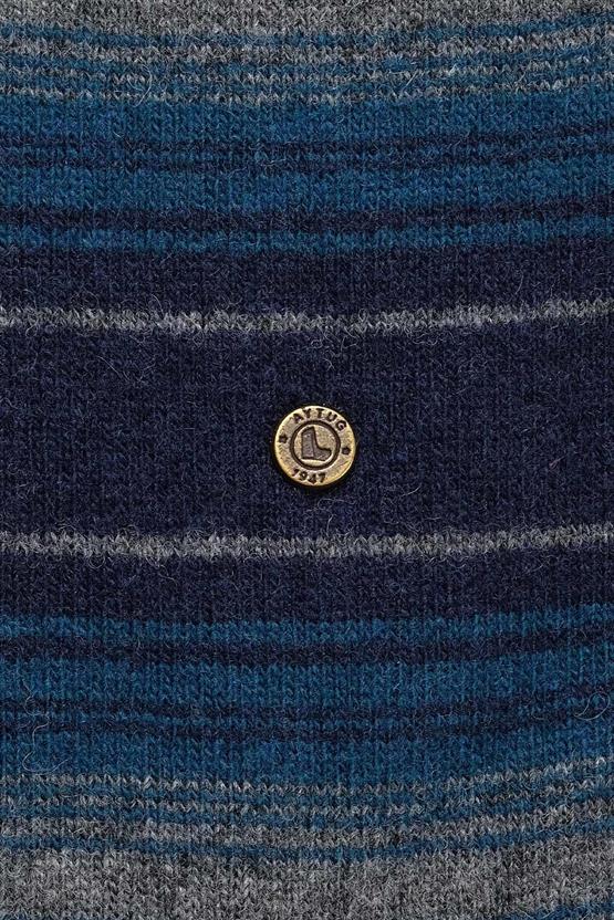 Aytuğ Erkek Kuzu Yünü (Lambswool) Tekli Soket Çorap Füme
