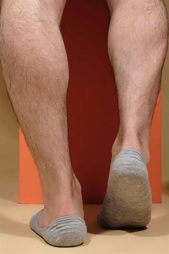 Aytuğ Erkek Modal Tekli Babet Çorap Gri