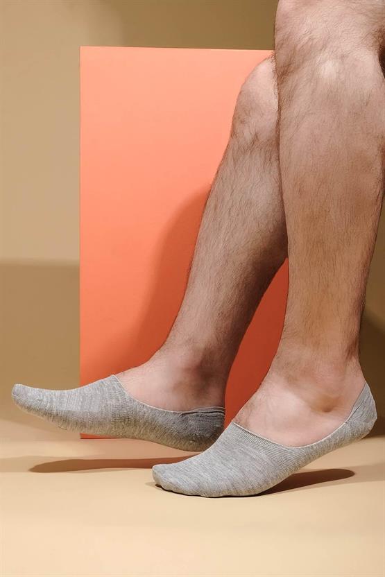 Aytuğ Erkek Modal Tekli Babet Çorap Gri