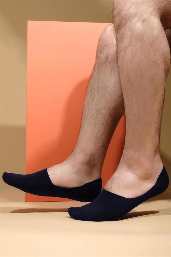 Aytuğ Erkek Pamuklu Tekli Babet Çorap Lacivert