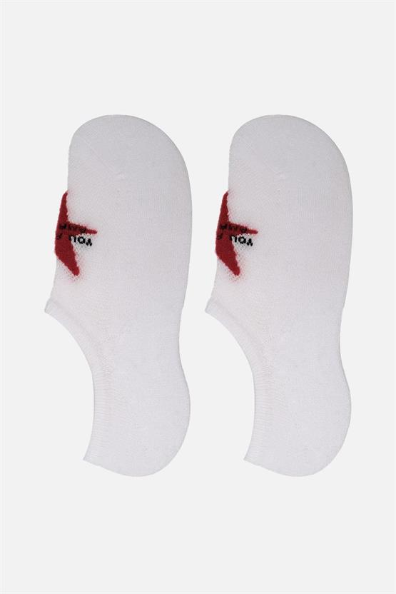 Aytuğ Kadın Bambu Tekli No Show Çorap Beyaz