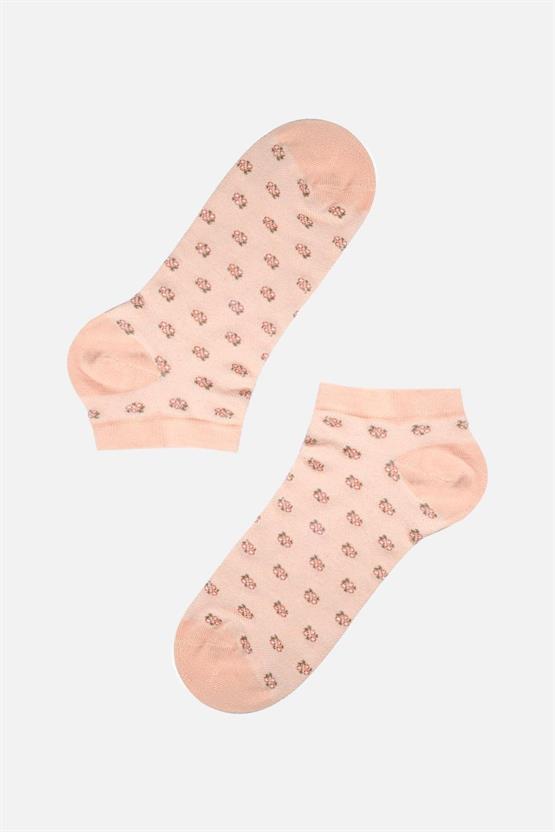 Aytuğ Kadın Bambu Tekli Patik Çorap Somon