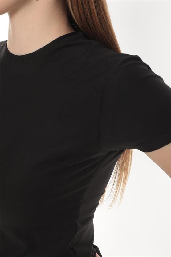 Aytuğ Kadın MODAL Bisiklet Yaka REGULAR FİT Fanila Siyah