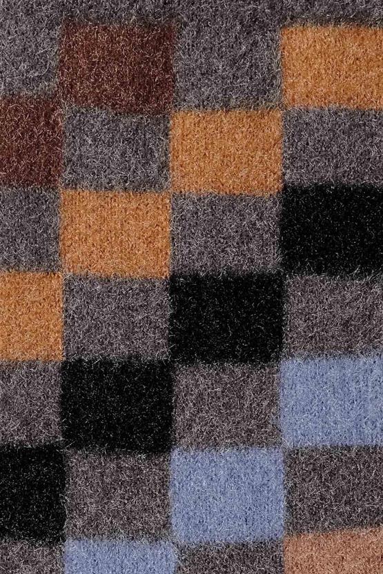 Aytuğ Kadın Soft Peluş Termal Tekli Soket Uyku Çorabı Füme