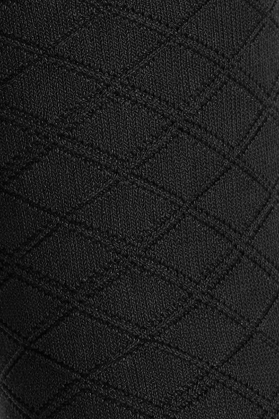 Erkek Bambu 6 Çift Baklava Desenli Süper İnce  Soket Çorap Çok Renkli