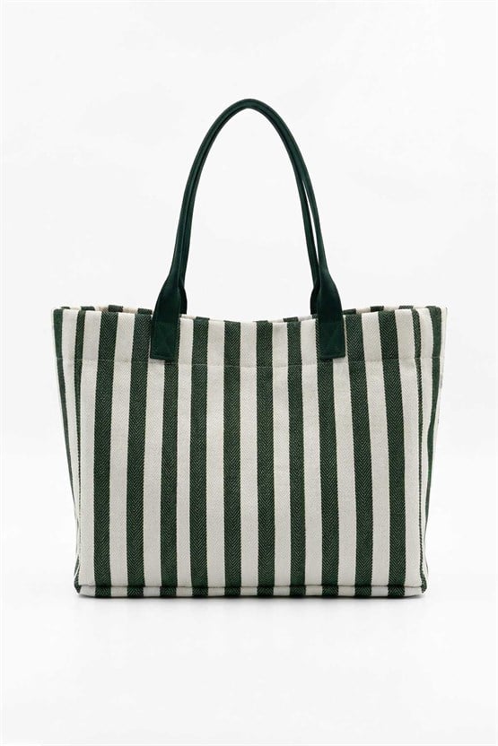 Kadın Plaj Çanta Yeşil
