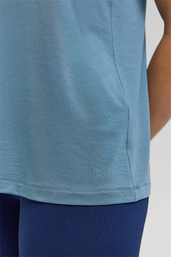 Kadın Activewear Valentina Modal by Tencel Sporcu Atlet Mavi