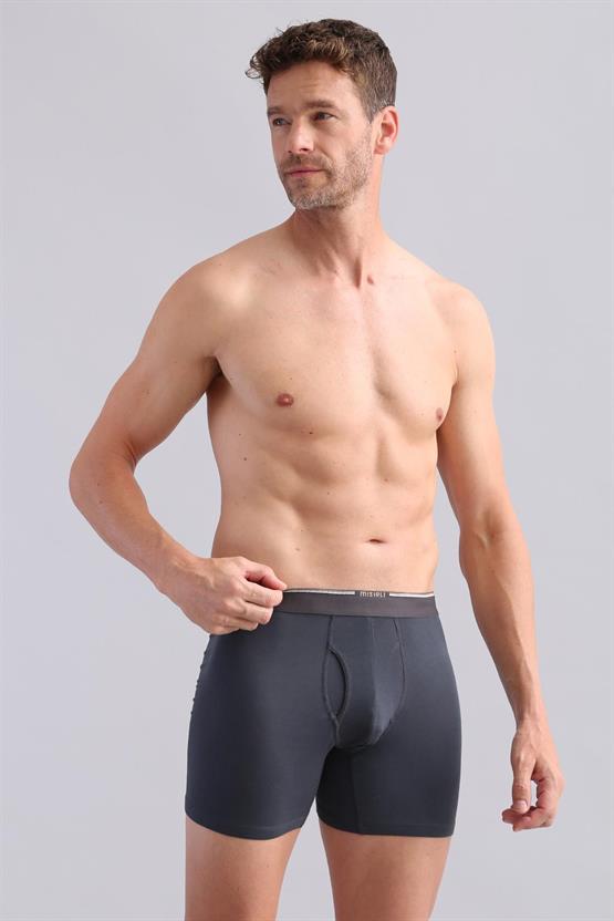 Mısırlı BAMBU SPARTACUS PERFORMANCE Long Boxer Antrasit