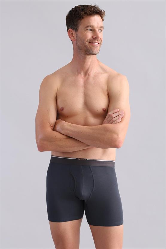 Mısırlı BAMBU SPARTACUS PERFORMANCE Long Boxer Antrasit