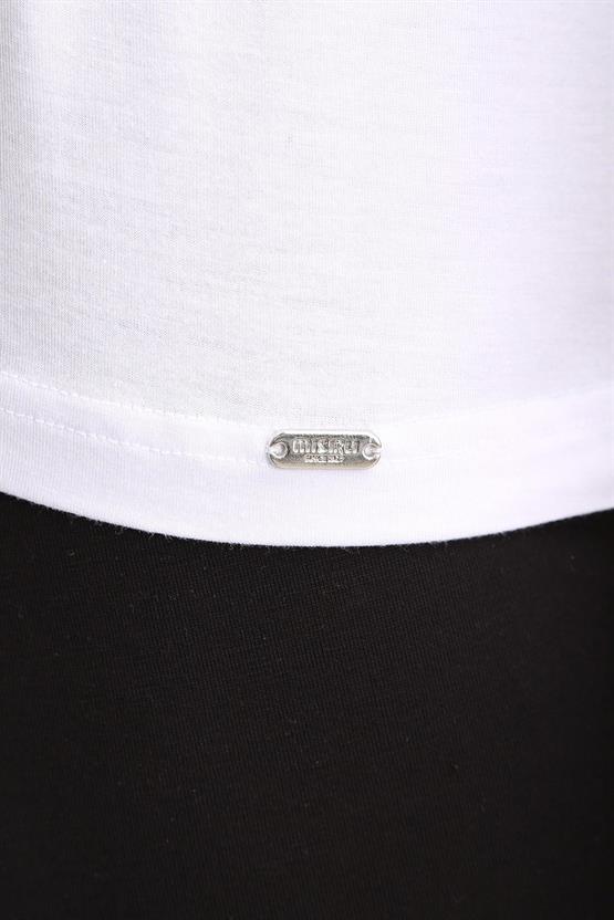 Mısırlı BAMBU ZEUS LUXURY Regular Fit Basic Atlet Beyaz