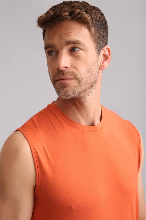 Mısırlı BAMBU ZEUS Regular Fit Bisiklet Yaka Sporcu Atlet / T-Shirt Pas Kırmızı