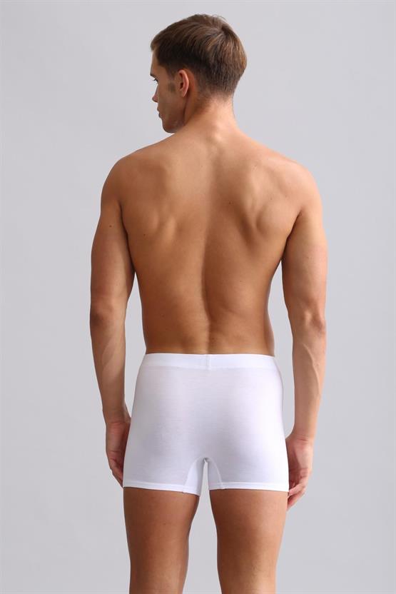 Mısırlı BAMBU ZEUS Regular Fit Boxer Beyaz