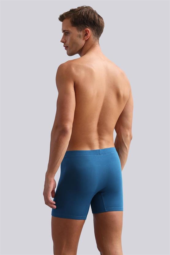 Mısırlı BAMBU ZEUS Regular Fit Long Boxer Petrol