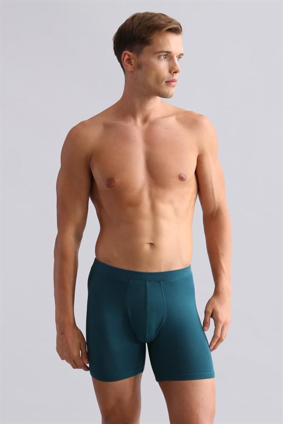 Mısırlı BAMBU ZEUS Regular Fit Long Boxer Fit Green