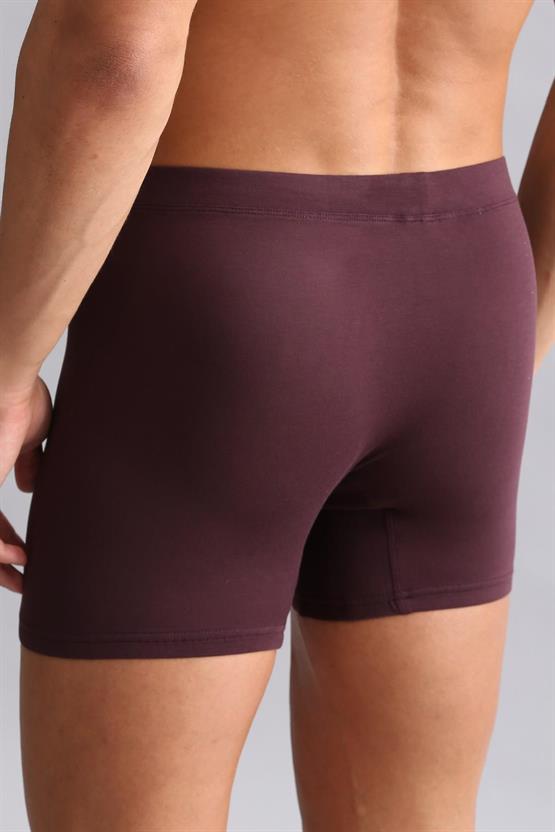 Mısırlı BAMBU ZEUS Regular Fit Long Boxer Mor