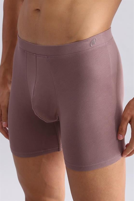 Mısırlı BAMBU ZEUS Regular Fit Long Boxer Lavender