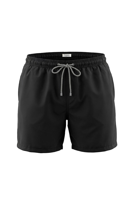 Mısırlı Basıc Deniz Şort Siyah