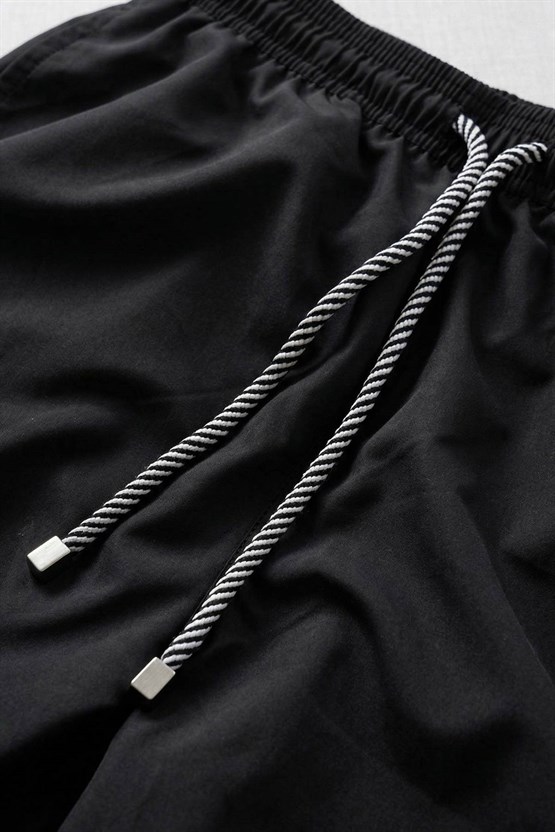 Mısırlı Basıc Deniz Şort Siyah