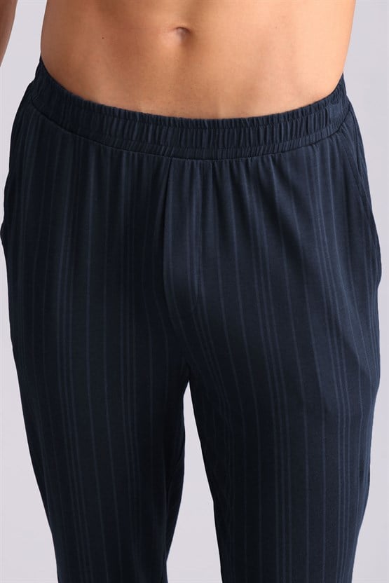 Mısırlı Erkek Bambu Jogger Pantolon Lacivert