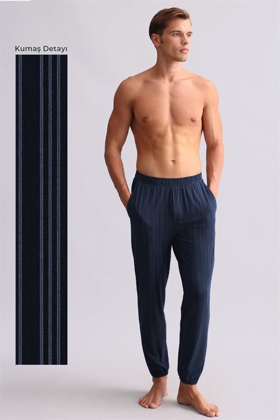 Mısırlı Erkek Bambu Jogger Pantolon Lacivert