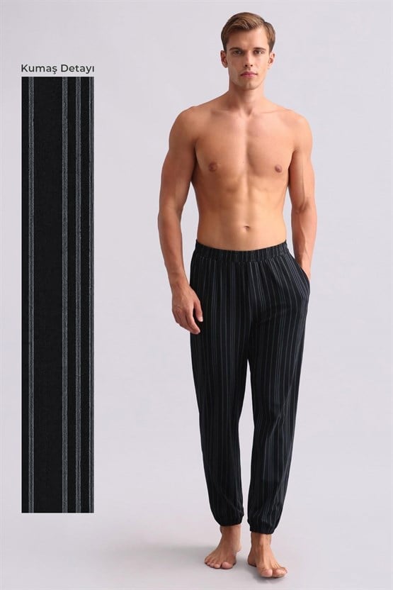 Mısırlı Erkek Bambu Jogger Pantolon Siyah