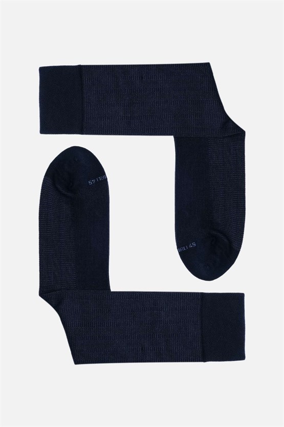 Mısırlı Erkek Bambu Tekli Soket Çorap Lacivert