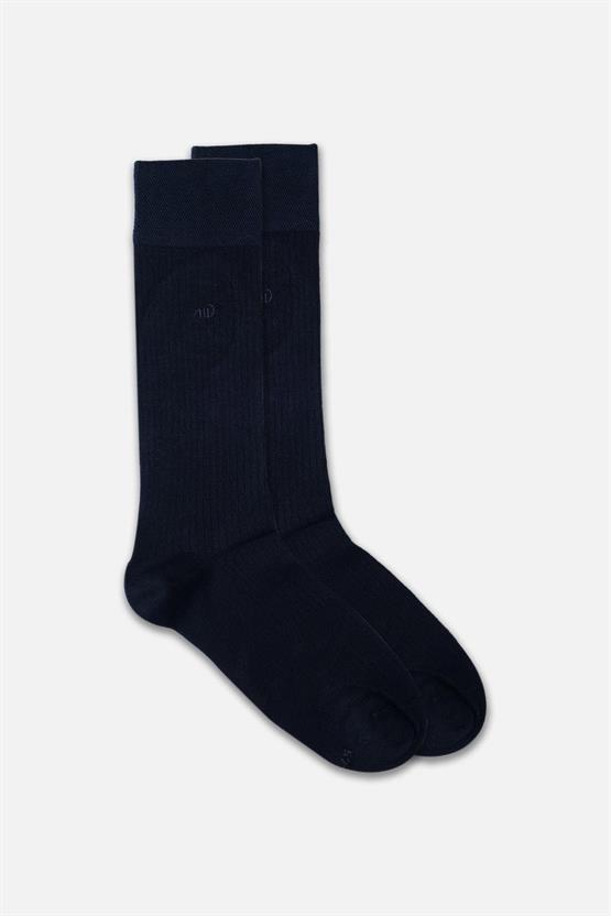 Mısırlı Erkek Bambu Tekli Soket Çorap Lacivert
