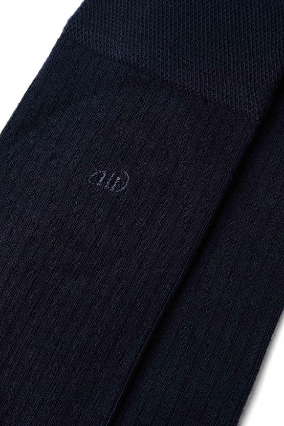 Mısırlı Erkek Bambu Tekli Soket Çorap Lacivert