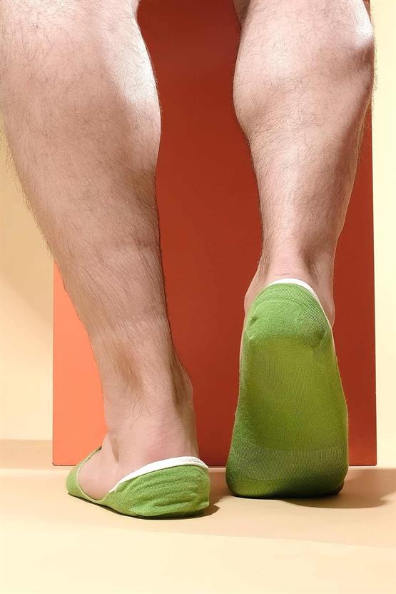Mısırlı Erkek Bambu Tekli Yazlık Babet Çorap Yeşil