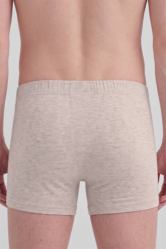 Mısırlı Erkek Gümüş Kısa Boxer Gri Melanj